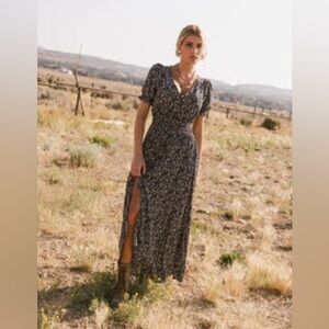 Bohme Hayden Midi Floral Dress